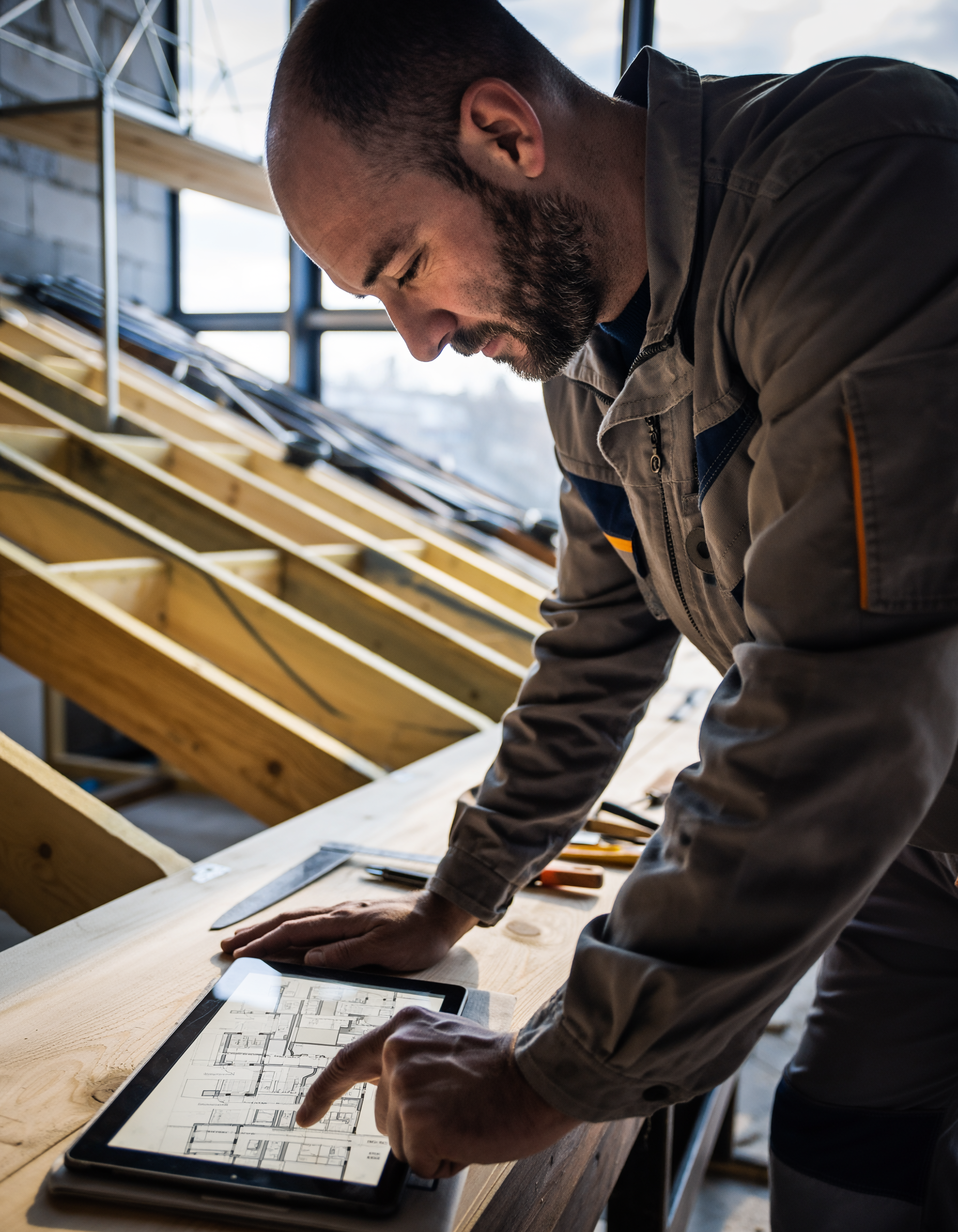 Dachdecker Meisterbetrieb Kermer aus Baunatal plant ein Projekt